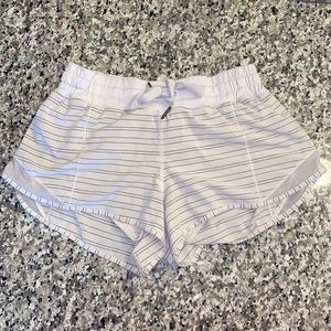 Off white/grey, size 4, lululemon shorts